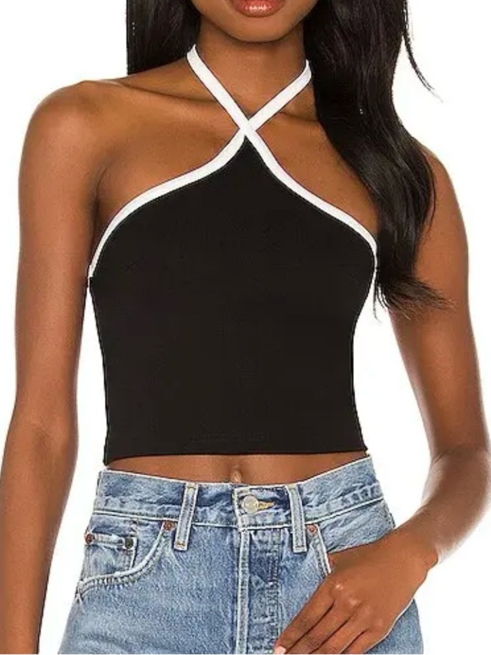 Superdown Sirena Contrast Top